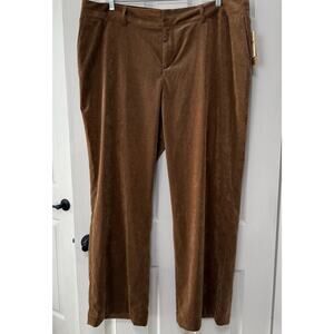 Coldwater Creek New Whisper Corduroy Natural Waist Bootcut Trouser Size 24W